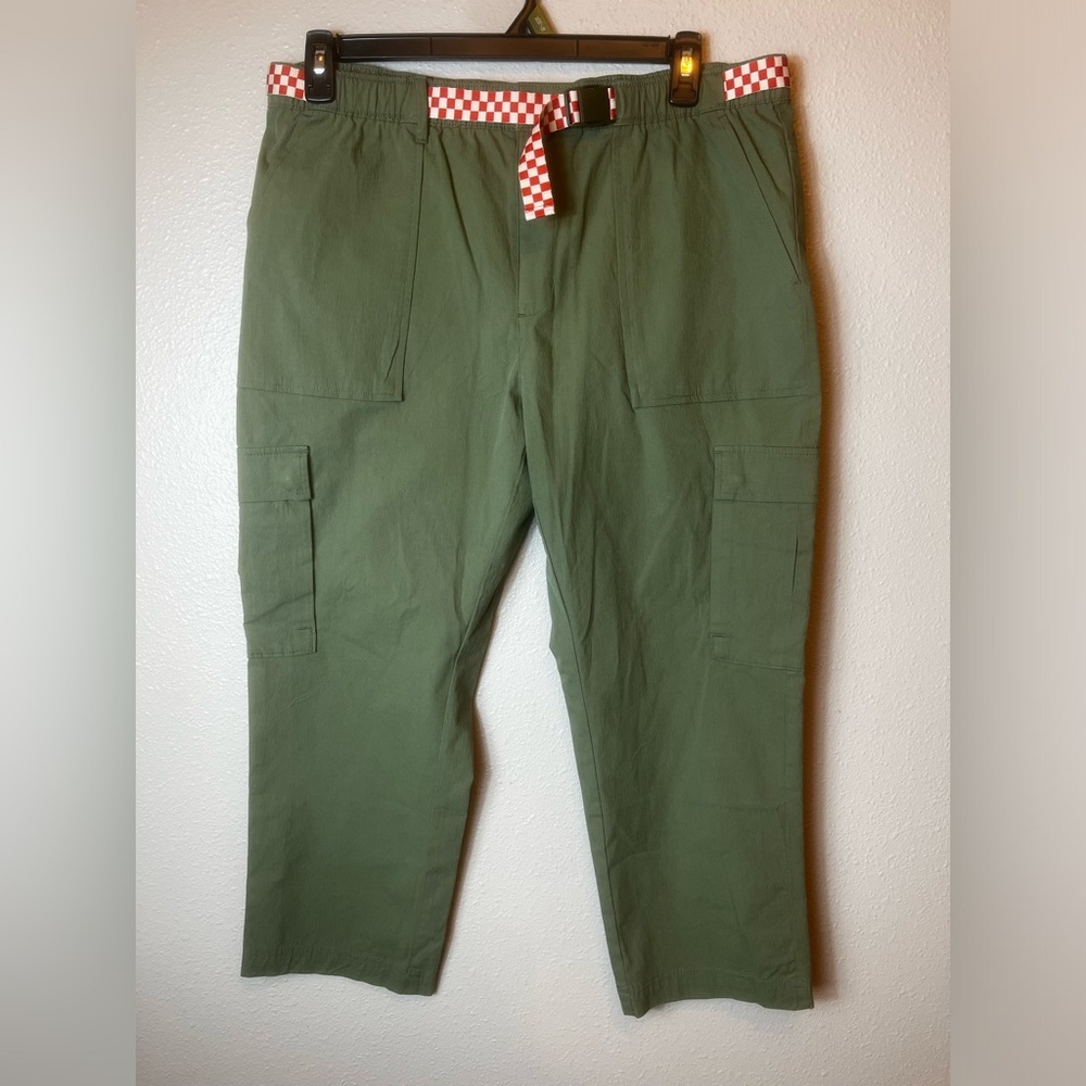 The Great + Eddie Bauer The Canvas Hiking Cargo Pants Green Size 14